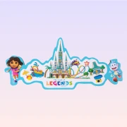 Металлический магнит с персонажами Дора и Башмачок – The Land of Legends