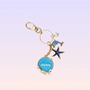 The Land of Legends - Blue Dolphin Keychain