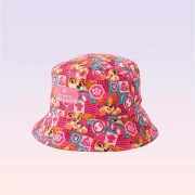 Nickelodeon PAW Patrol Pink Patterned Drawstring Bucket Hat – Girls