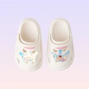 The Land of Legends Chateau Kids White Slippers