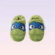Nickelodeon Ninja Kaplumbağalar Leonardo Figürlü Peluş Terlik 21 cm