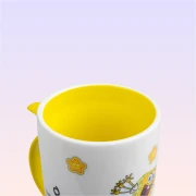 Nickelodeon SpongeBob Printed Ceramic Mug with Straw