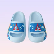 The Land of Legends Chateau Kids Blue Slippers