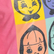 Masha Girls’ Pink Crew Neck T-Shirt