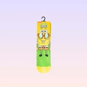 Детские носки с принтом Губки Боба Квадратные Штаны от Nickelodeon, размер 31–34