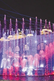 The Enchanted Fountains of Christmas