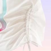 Masha Girls' White T-shirt