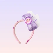 Purple Glitter Bow Crown Masha and The Bear