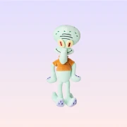 Sünger Bob Kare Pantolon Squidward Peluş 35 cm