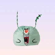 Sünger Bob Kare Pantolon Plankton Çift Taraflı Mood Peluş