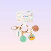 The Land of Legends Beach Charm Keychain
