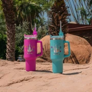 Термос с Принтом Chateau The Land of Legends – Розовый