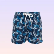The Land of Legends Boys' Swim Shorts Blue White