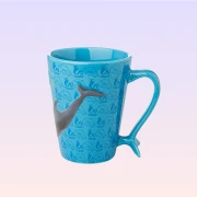 The Land of Legends Blue Dolphin Ceramic Mug