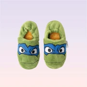 Nickelodeon Teenage Mutant Ninja Turtles Leonardo Plush Slippers – 19 cm