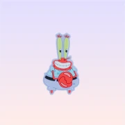 Nickelodeon Sünger Bob Bay Yengeç Figürlü Magnet