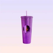 The Land of Legends Logo Straw Cup - Purple