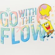 Футболка с Принтом Губка Боб Квадратные Штаны и Патрик Стар «Go Flow» от Nickelodeon – Для Мальчиков