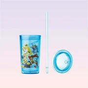Nickelodeon PAW Patrol Character Blue Cup with Straw 350 ml