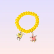 SpongeBob SquarePants Figurine Yellow Set of 2 Bracelets