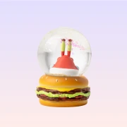 SpongeBob SquarePants Mini Snow Globe With Mr. Krabs Figure
