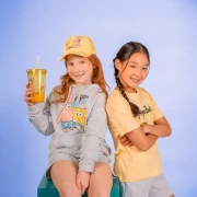 Nickelodeon Sünger Bob Patrick Figürlü Sarı Pipetli Bardak 470 ml
