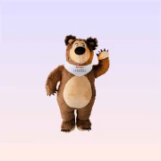 The Bear Plush Toy 25cm-Masha and The Bear