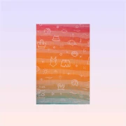 The Land of Legends Printed Multicolor Pestemal