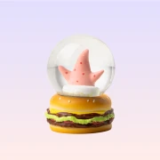SpongeBob SquarePants Mini Snow Globe With Patrick Star Figure