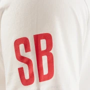 Nickelodeon Sünger Bob Kare Pantolon ve Arkadaşları Baskılı Bisiklet Yaka Beyaz Kadın Tişört