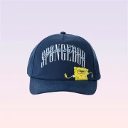 Nickelodeon SpongeBob SquarePants Navy Cap with Character and Text Design – Boys