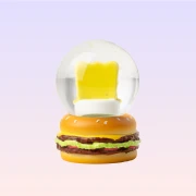 Mini Snow Globe With SpongeBob SquarePants Figure