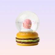SpongeBob SquarePants Mini Snow Globe With Gary Figure