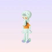 Sünger Bob Kare Pantolon Squidward Peluş 35 cm