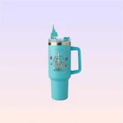 The Land of Legends Chateau Print Thermos - Blue