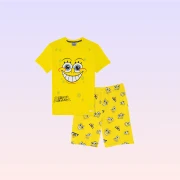 SpongeBob SquarePants Men’s Pajama Set Yellow