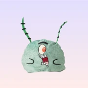 Sünger Bob Kare Pantolon Plankton Çift Taraflı Mood Peluş