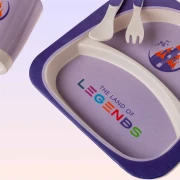 The Land of Legends Toy Plate Set