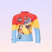 Masha and the Bear Boys' Long Sleeve Swim Set Age 3-4