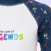 The Land of Legends Erkek Çocuk Kısa Kollu Mayo Üstü Beyaz Mavi
