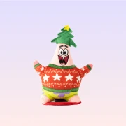 Patrick Star Christmas Shoulder Plush - 14 cm
