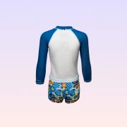 Nickelodeon PAW Patrol Printed Long Sleeve Swim Set – Navy & White – Boys