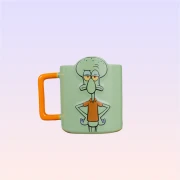 Nickelodeon Sünger Bob Squidward Baskılı Seramik Kupa