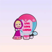 Maşa Magnet Live Laugh Love  - Maşa ile Koca Ayı