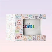 Legends White Ceramic Mug with Chateau Motif