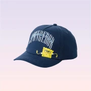 Nickelodeon SpongeBob SquarePants Navy Cap with Character and Text Design – Boys