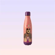 Masha and The Bear Printed Thermos Bottle