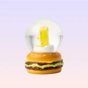 Mini Snow Globe With SpongeBob SquarePants Figure