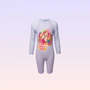 Nickelodeon PAW Patrol Printed Long Sleeve Swimsuit – Lilac – Girls