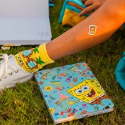 Nickelodeon SpongeBob SquarePants Pattern Unisex Socks for Kids 31-34